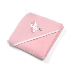 Hupullinen pyyhe BabyOno Pöllö 539/03, 85x85cm hinta ja tiedot | Kylpyvälineet | hobbyhall.fi