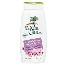 Le Petit Olivier Shower Cherry Blossom suihkuvoide 500 ml hinta ja tiedot | Suihkusaippuat ja suihkugeelit | hobbyhall.fi