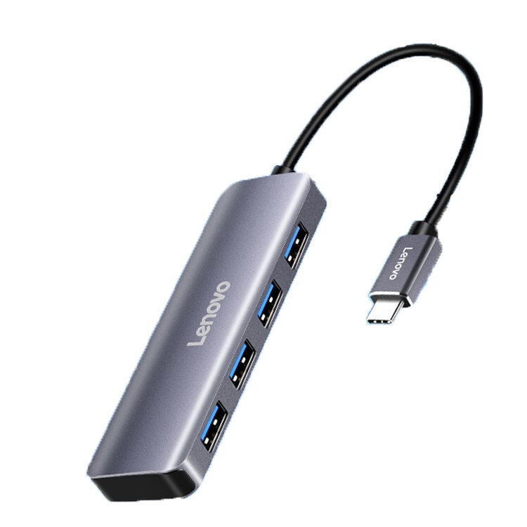 Sovitin Lenovo F1-C04 4in1 Type-C Sisään 4USB3.0 för HUAWEI Mate40/P50 Samsung S20 hinta ja tiedot | Adapterit | hobbyhall.fi