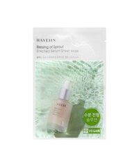 HAYEJIN Blessing of Sprout Enriched Serum Sheet Mask - Anti-aging ja valaiseva levynaamio hinta ja tiedot | Kasvonaamiot ja silmänalusaamiot | hobbyhall.fi