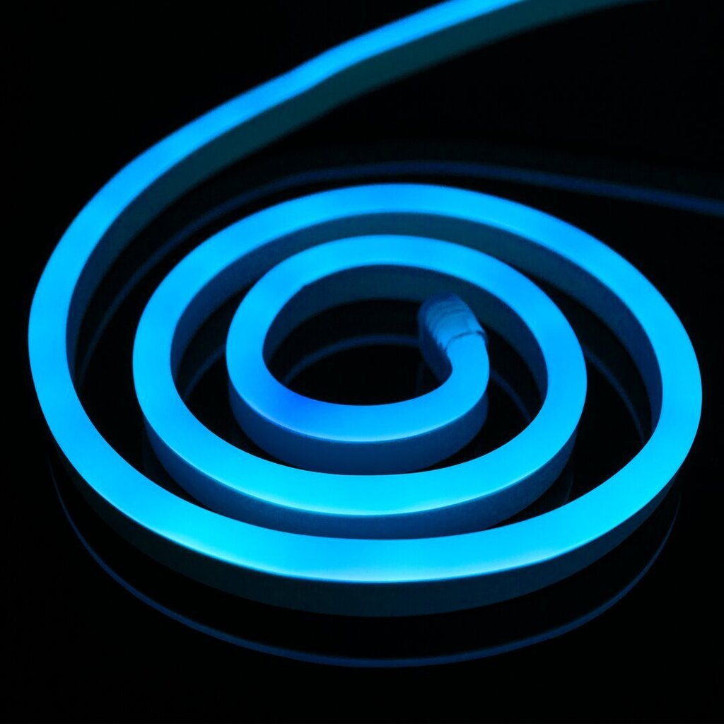 neon flex teippi, sininen 5m 230v hinta ja tiedot | LED-valonauhat | hobbyhall.fi