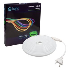 neon flex vihreä teippi 5m 230v hinta ja tiedot | LED-valonauhat | hobbyhall.fi