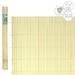 Kaksipuolinen PVC beige ulkoseinä 3 x 1,50 m BigBuy Garden hinta ja tiedot | Aidat ja tarvikkeet | hobbyhall.fi