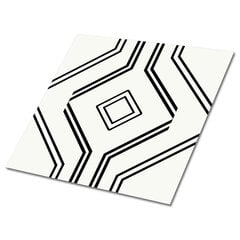 Liima koristeellinen laatta Decormat 30x30cm geometriset linjat hinta ja tiedot | Lattialaatat | hobbyhall.fi