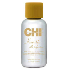 Keratiini- ja silkkikompleksi CHI Keratin Silk Infusion, 15 ml x 5 kpl. hinta ja tiedot | Hiusnaamiot, öljyt ja seerumit | hobbyhall.fi