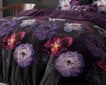 Vuodevaatteet setti Magic Flower 140x220cm, violetti, puuvillasekoitus hinta ja tiedot | Pussilakanat ja tyynyliinat | hobbyhall.fi