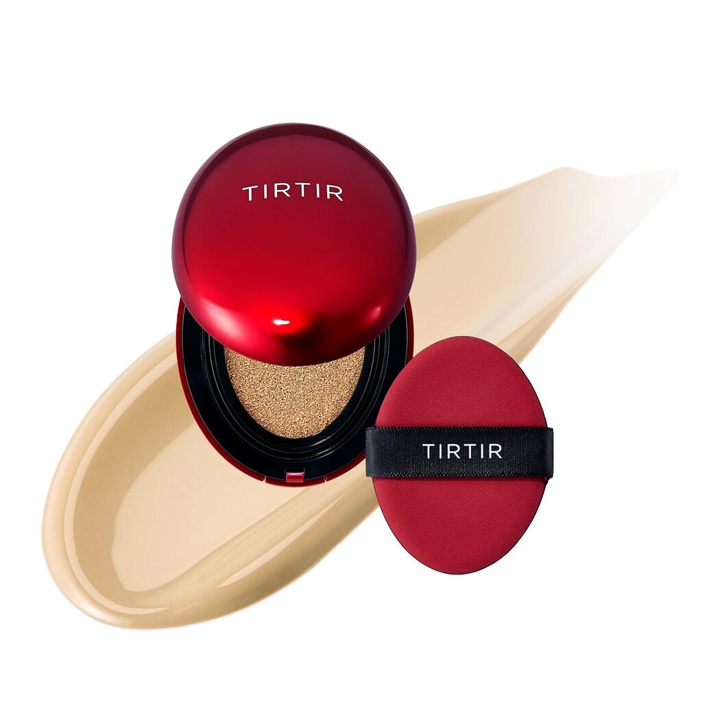 TIRTIR [MINI] MASK FIT RED MINI CUSHION 24W SOFT BEIGE - Tyynyn pohjustussävy 24 lämmin vaalea beige - miniversio - mini versio hinta ja tiedot | Meikkivoiteet ja puuterit | hobbyhall.fi