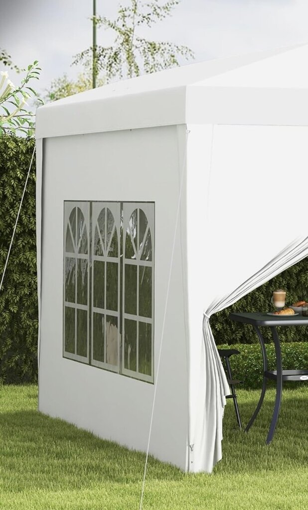 Gazebo -teltta kantolaukulla (valkoinen) hinta ja tiedot | Puutarhapaviljongit | hobbyhall.fi