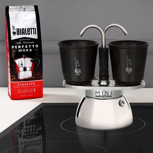 Bialetti Mini Express Induktiosetti - musta 2tz & kupit hinta ja tiedot | Kahvipannut ja teekannut | hobbyhall.fi