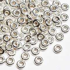 Hopeiset renkaat 4x1,5mm 1 kpl (301FS) hinta ja tiedot | Korujen valmistus ja helmikoristeet | hobbyhall.fi