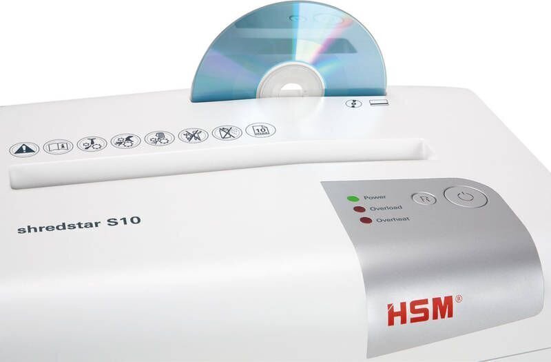 HSM Shredstar S10 (1042121) hinta ja tiedot | Paperisilppurit | hobbyhall.fi