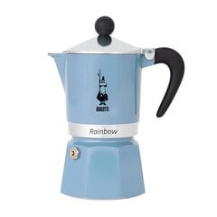 Bialetti - Primavera Rainbow 3-Cup vaaleansininen hinta ja tiedot | Kahvipannut ja teekannut | hobbyhall.fi