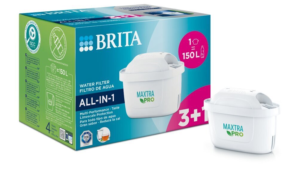 Brita MXpro All-In-1, 3+1 hinta ja tiedot | Veden suodatinkannut ja suodattimet | hobbyhall.fi