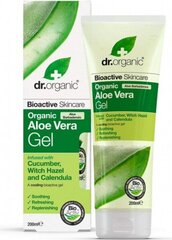 Dr. Organic Aloe Vera -kurkkugeeli, 200 ml hinta ja tiedot | Dr. Organic Hajuvedet ja kosmetiikka | hobbyhall.fi