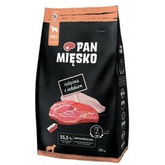 Pan Mięsko Xl vasikanlihaa ja kalkkunaa, 20 kg hinta ja tiedot | Koiran kuivaruoka | hobbyhall.fi