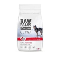 Raw Paleo Ultra aikuisille keskikokoisille ja suurille koirille naudanlihaa, 10 kg hinta ja tiedot | Koiran kuivaruoka | hobbyhall.fi