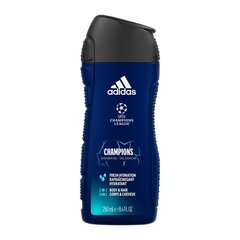 ADIDAS UEFA VIII miesten suihkugeeli 250ml hinta ja tiedot | Suihkusaippuat ja suihkugeelit | hobbyhall.fi