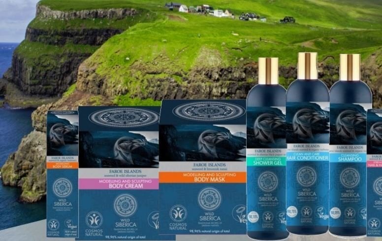 Muotoileva vartalonkuorinta-aine Natura Siberica FAROE, 370 ml hinta ja tiedot | Vartalokuorinnat | hobbyhall.fi