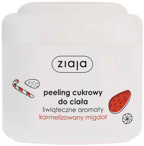 Ziaja Caramelised Almond Sugar Body Scrub vartalokuorinta 200 ml hinta ja tiedot | Vartalokuorinnat | hobbyhall.fi