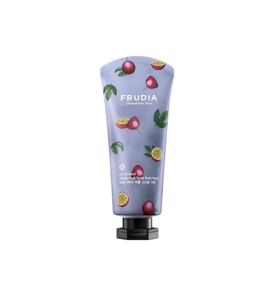 Frudia My Orchard Passion Fruit Scrub Body Wash - Raikastava ja kuoriva suihkugeeli passionhedelmäuutteella 200 ml hinta ja tiedot | Vartalokuorinnat | hobbyhall.fi