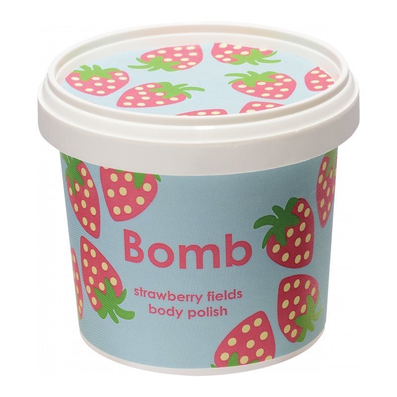 BOMB COSMETICS -vartalonkuorinta-ain, Mansikkapelto 375 g hinta ja tiedot | Vartalokuorinnat | hobbyhall.fi