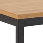 Pöytä Seaford, ruskea/musta hinta ja tiedot | Ruokapöydät | hobbyhall.fi