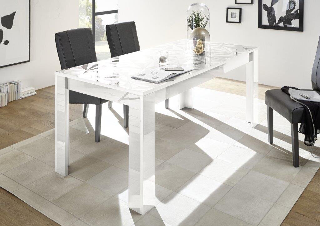 Prisma- ruokapöytä 180x90 cm, valkoinen hinta 