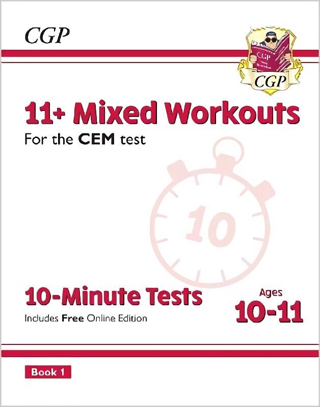 11plus CEM 10-Minute Tests: Mixed Workouts - Ages 10-11 Book 1 (with Online Edition) hinta ja tiedot | Lasten tietokirjat | hobbyhall.fi