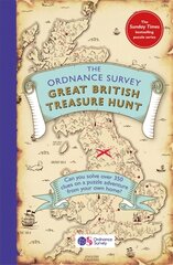 Ordnance Survey Great British Treasure Hunt: Can you solve over 350 clues on a puzzle adventure from your own home? hinta ja tiedot | Lasten tietokirjat | hobbyhall.fi