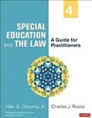 Special Education and the Law: A Guide for Practitioners 4th Revised edition hinta ja tiedot | Yhteiskunnalliset kirjat | hobbyhall.fi