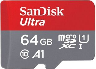 MEMORY MICRO SDXC 64GB UHS-I/W/A SDSQUAR-064G-GN6IA SANDISK hinta ja tiedot | Puhelimen muistikortit | hobbyhall.fi