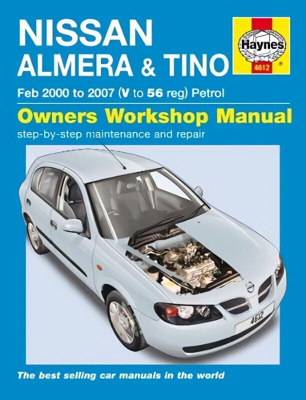 Nissan Almera & Tino Petrol (Feb 00 - 07) Haynes Repair Manual hinta ja tiedot | Matkakirjat ja matkaoppaat | hobbyhall.fi