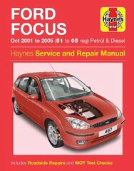 Ford Focus Petrol & Diesel (Oct 01 - 05) Haynes Repair Manual hinta ja tiedot | Matkakirjat ja matkaoppaat | hobbyhall.fi