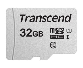 Transcend MicroSDHC UHS-1 32GB TS32GUSD300S-A hinta ja tiedot | Transcend Matkapuhelimet ja tarvikkeet | hobbyhall.fi