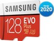 MEMORY MICRO SDXC EVO+ 128GB/C10 W/A MB-MC128HA/EU SAMSUNG hinta ja tiedot | Puhelimen muistikortit | hobbyhall.fi