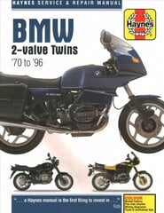 BMW 2-valve twins (70-96) Haynes Repair Manual hinta ja tiedot | Matkakirjat ja matkaoppaat | hobbyhall.fi