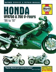 Honda VFR750 & 700 V-Fours (86 - 97) Haynes Repair Manual: 86-97 hinta ja tiedot | Matkakirjat ja matkaoppaat | hobbyhall.fi