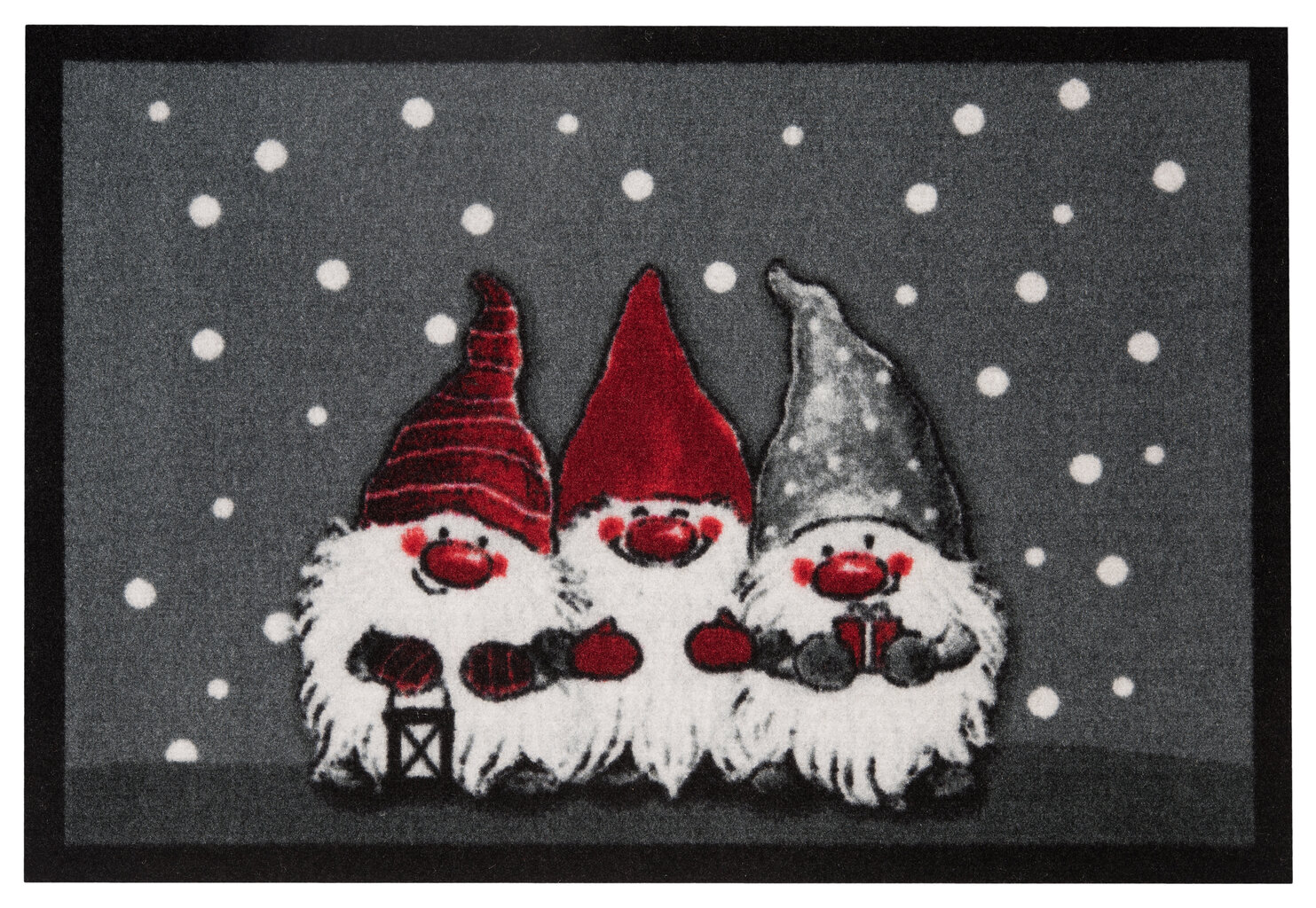 Northrugs ovimatto Hanse Home Printy Christmas Dwarfes, 40x60 cm hinta ja tiedot | Ovimatot | hobbyhall.fi