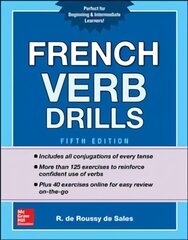 French Verb Drills, Fifth Edition 5th edition hinta ja tiedot | Vieraiden kielten oppimateriaalit | hobbyhall.fi