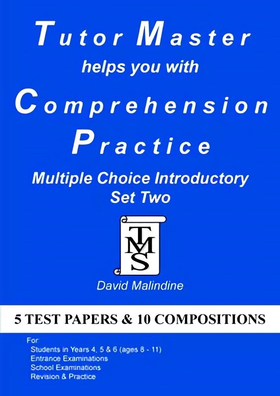 Tutor Master Helps You with Comprehension Practice - Multiple Choice Introductory Set Two hinta ja tiedot | Nuortenkirjat | hobbyhall.fi