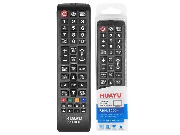 HQ LXH1088 TV remote control SAMSUNG LCD/LED RM-L1088 SMART / 3D / Black hinta ja tiedot | TV-lisätarvikkeet | hobbyhall.fi