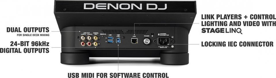 Denon DJ SC6000M Prime -DJ-mediasoitin hinta ja tiedot | Stereojärjestelmät | hobbyhall.fi