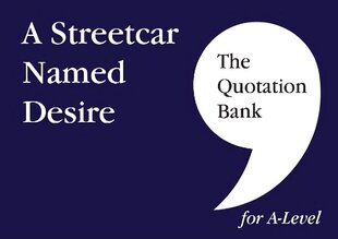 Quotation Bank: A Streetcar Named Desire A-Level Revision and Study Guide for English Literature 2022 hinta ja tiedot | Historiakirjat | hobbyhall.fi