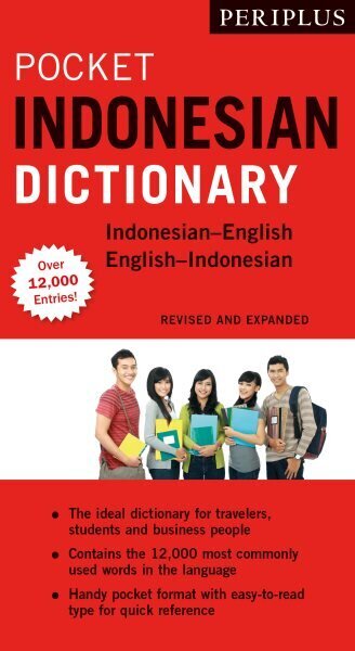 Periplus Pocket Indonesian Dictionary: Revised and Expanded (Over 12,000 Entries) hinta ja tiedot | Vieraiden kielten oppimateriaalit | hobbyhall.fi