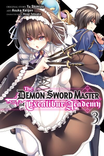 Demon Sword Master of Excalibur Academy, Vol. 3 (manga) hinta ja tiedot | Fantasia- ja scifi-kirjallisuus | hobbyhall.fi