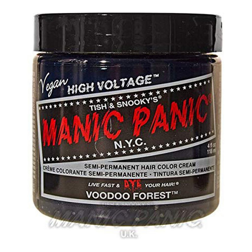 Pysyvä väriaine Classic Manic Panic 612600110517 Voodoo Forest (118 ml) hinta ja tiedot | Hiusvärit | hobbyhall.fi