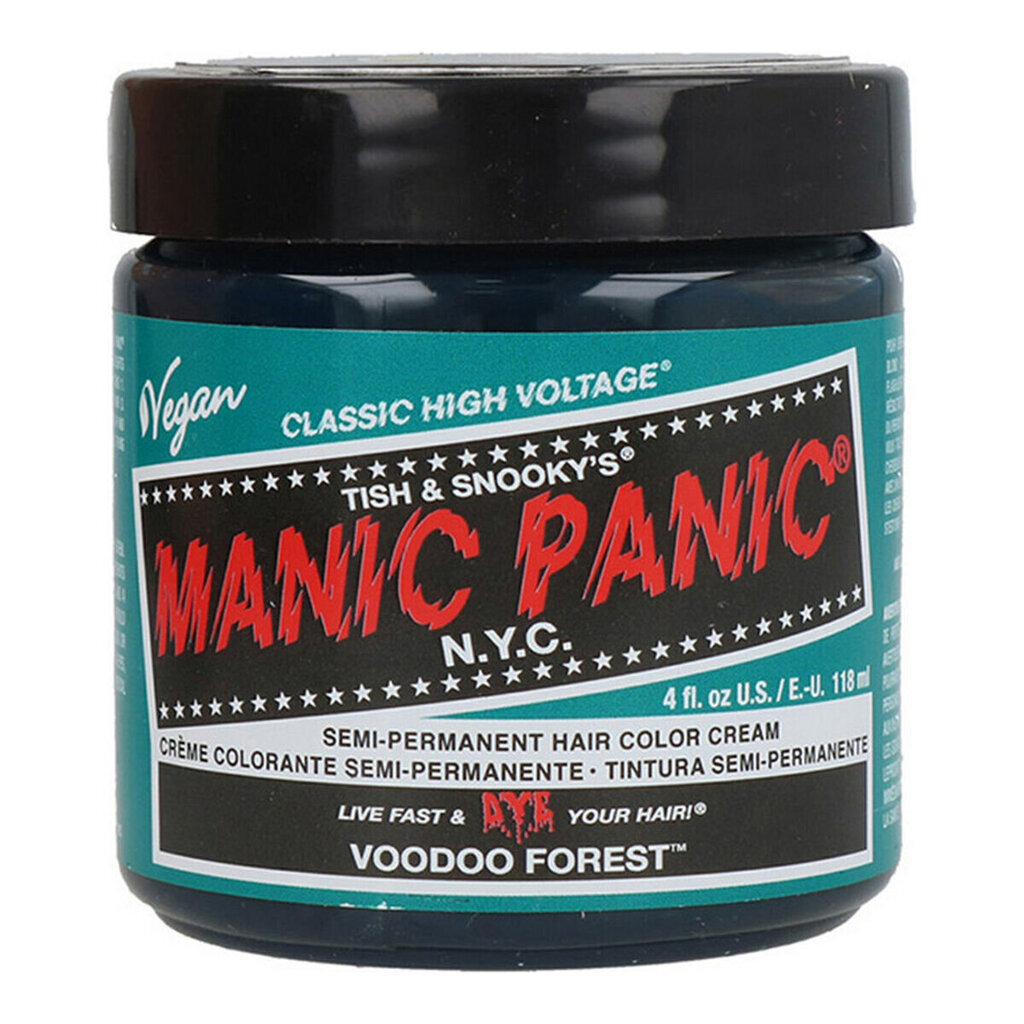 Pysyvä väriaine Classic Manic Panic 612600110517 Voodoo Forest (118 ml) hinta ja tiedot | Hiusvärit | hobbyhall.fi