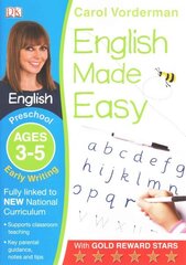 English Made Easy Early Writing Ages 3-5 Preschool hinta ja tiedot | Nuortenkirjat | hobbyhall.fi