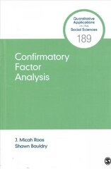 Confirmatory Factor Analysis hinta ja tiedot | Tietosanakirjat ja hakuteokset | hobbyhall.fi