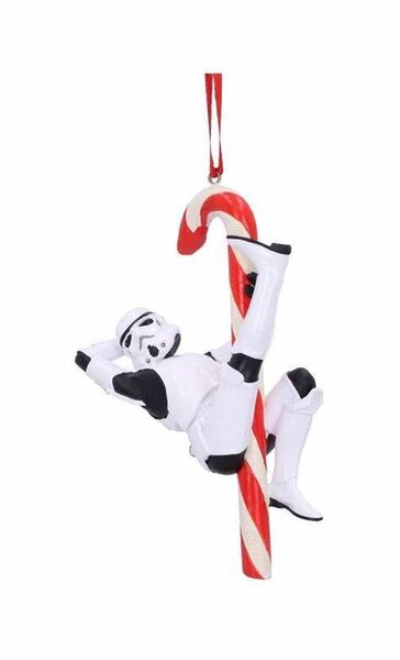 Star Wars Stormtrooper Candy Cane Hanging Christmas Ornament 12cm